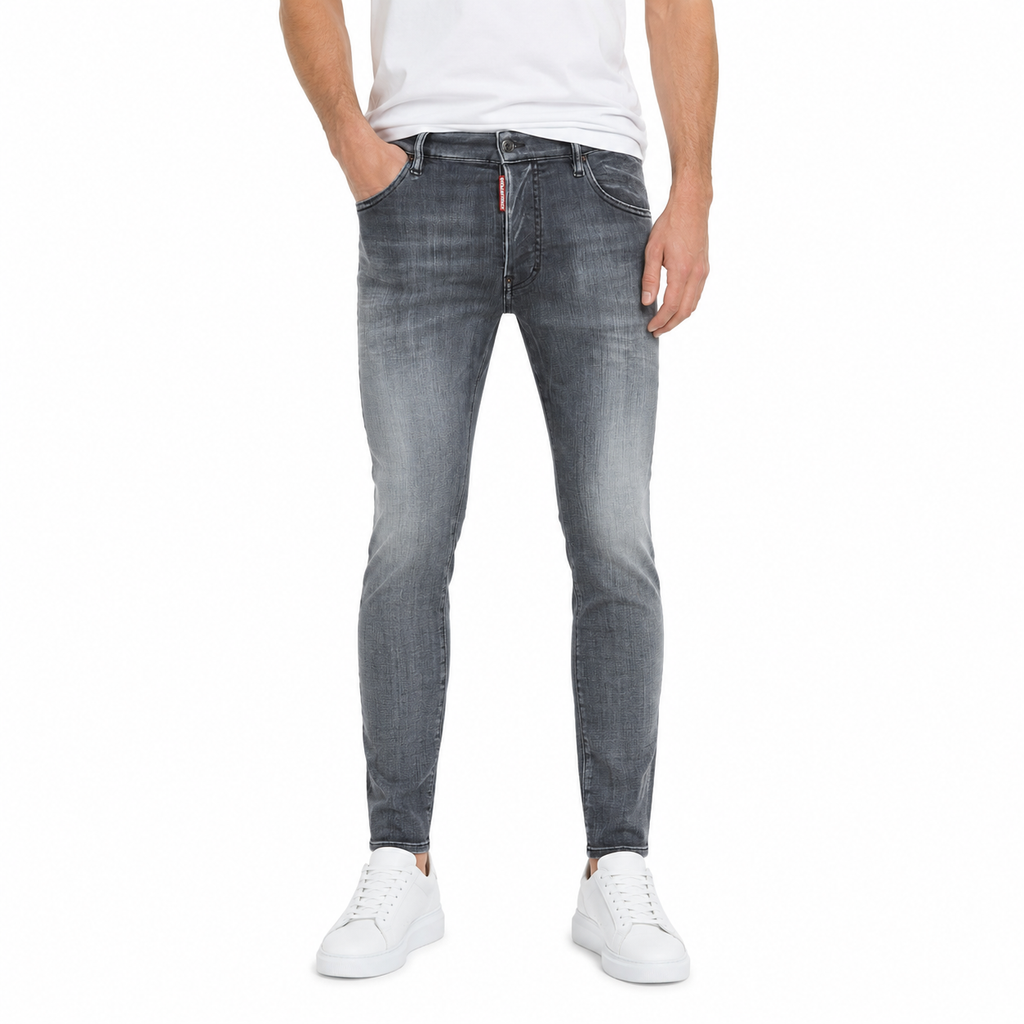 Dsquared2 Men Denim Skater Jeans Black