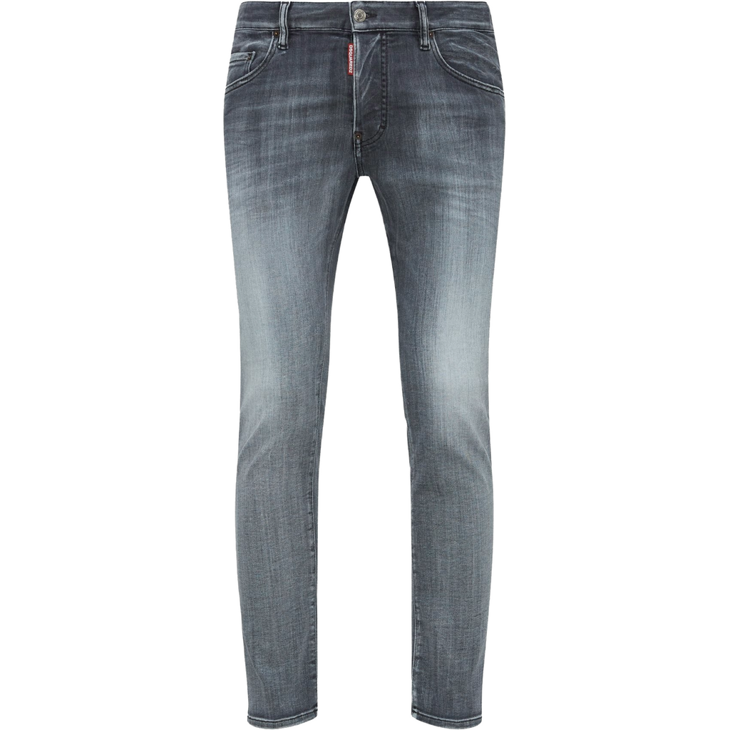 Dsquared2 Men Denim Skater Jeans Black