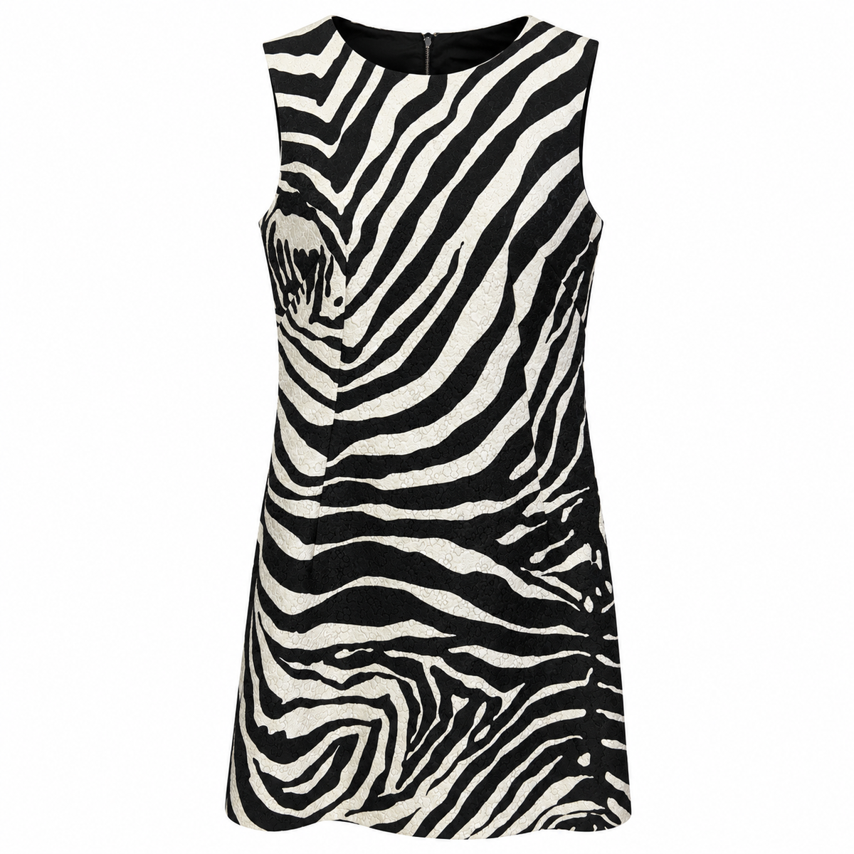 Dolce & Gabbana Women Dress Zebra Short Black