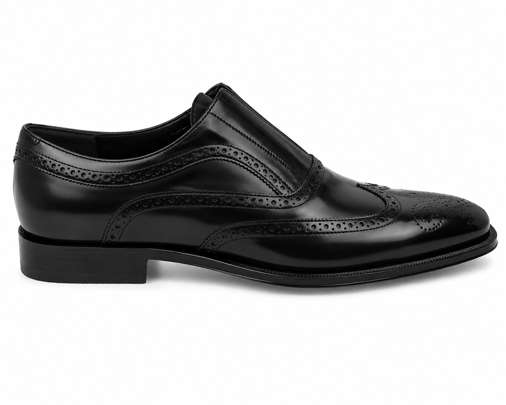D&G Men Derby Spazzolato Bicolore Derby Black