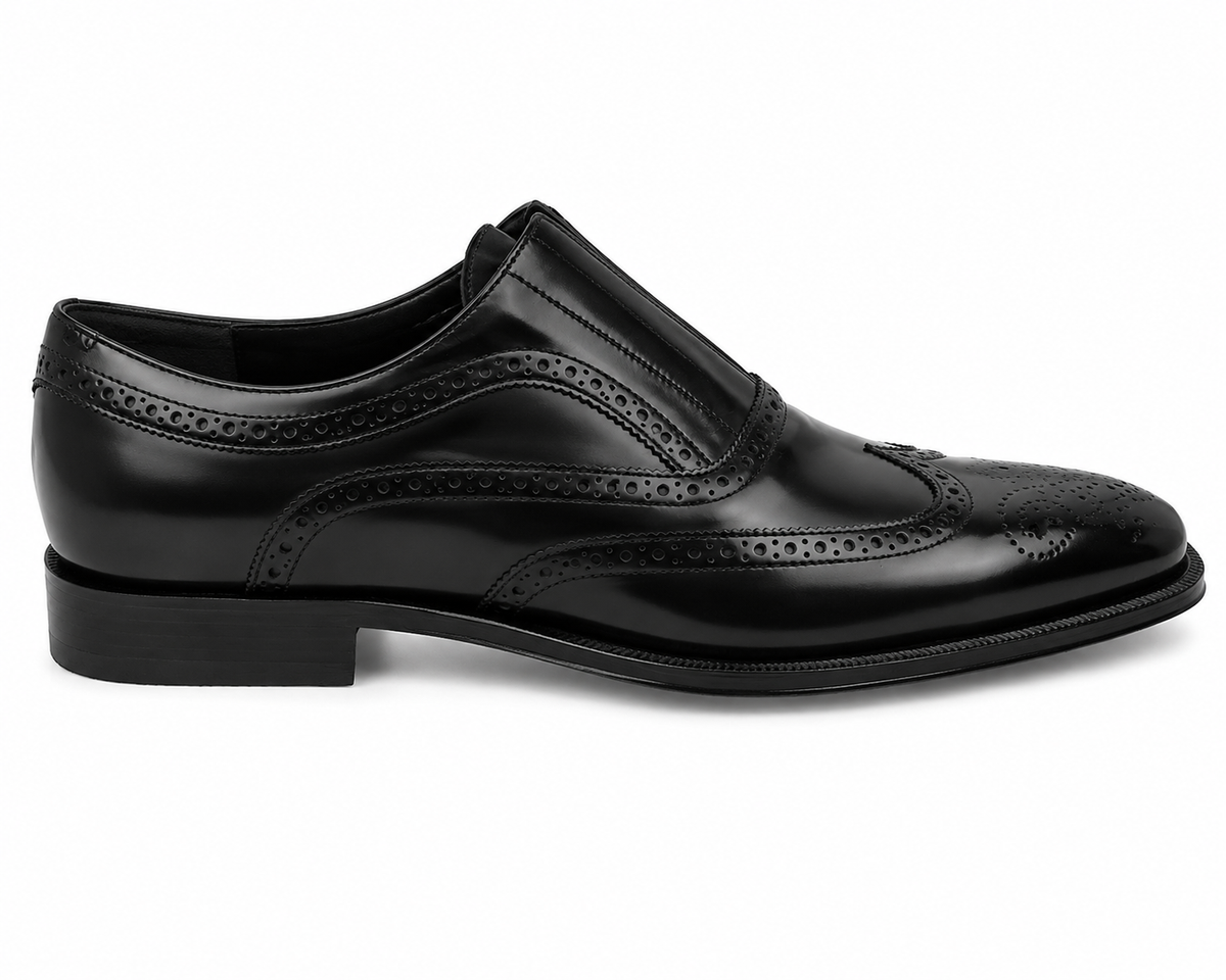 D&G Men Derby Spazzolato Bicolore Derby Black