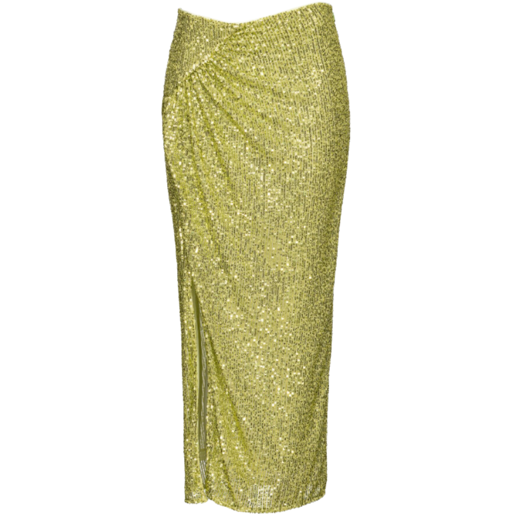 Pinko Women Skirt Linz Green