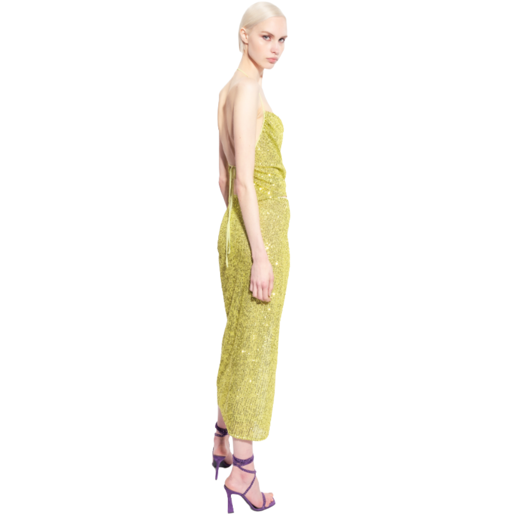 Pinko Women Skirt Linz Green