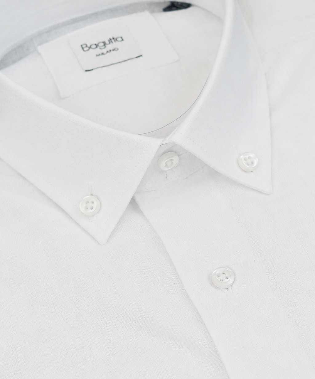 Bagutta Men Shirt Button Down White