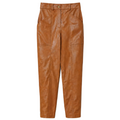 Twinset Women Trousers Leather Brown