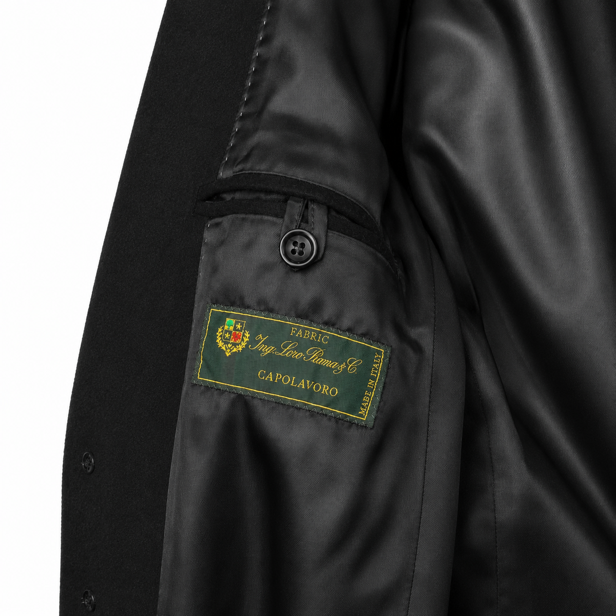 Loro Piana Fabric Men Coat Black
