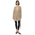 Alpha Studio Women Cardigan Belt Beige