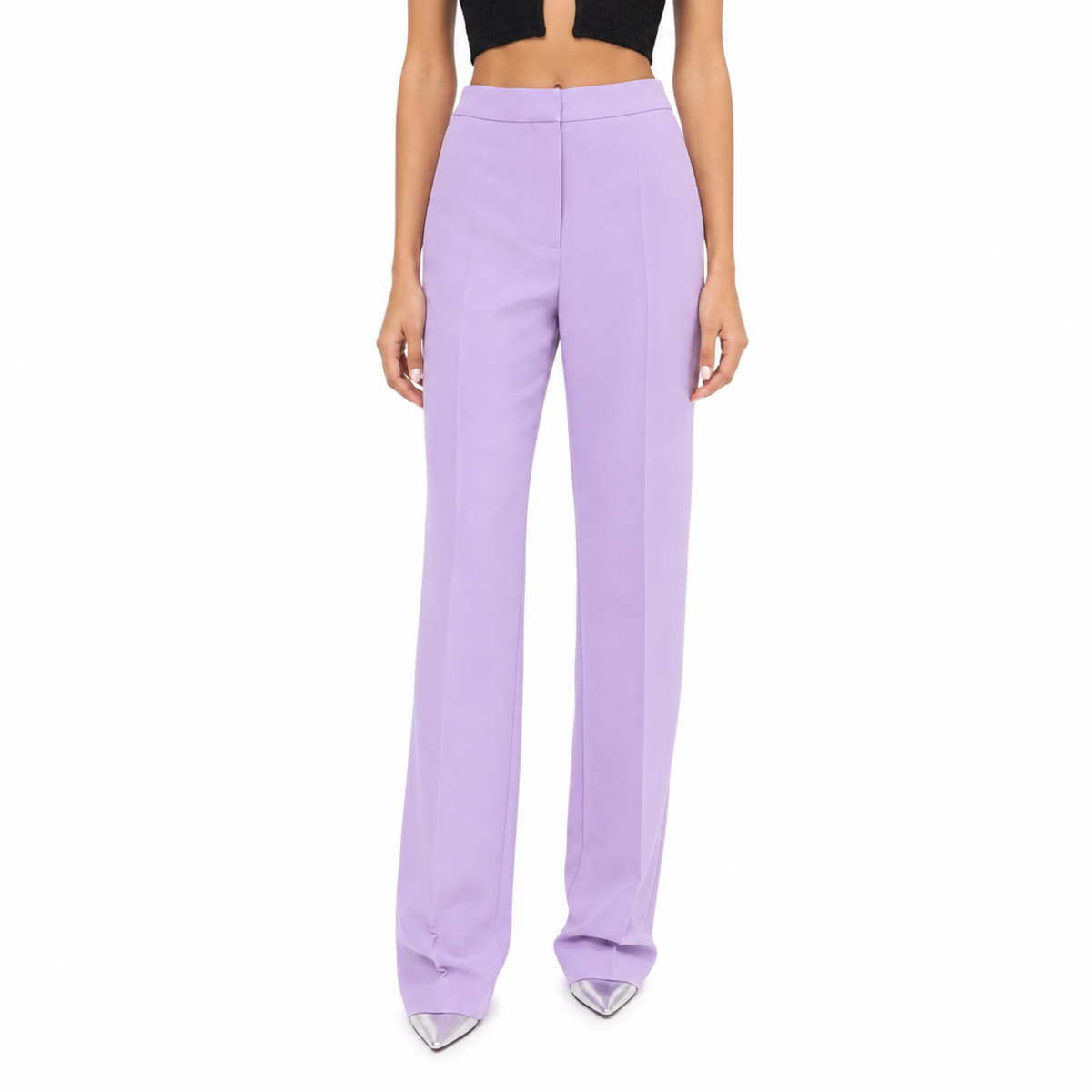 Pinko Women Trousers Hulka Purple