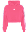 Comme Des Fuckdown Women Sweatshirt Short Hooded Fuchsia