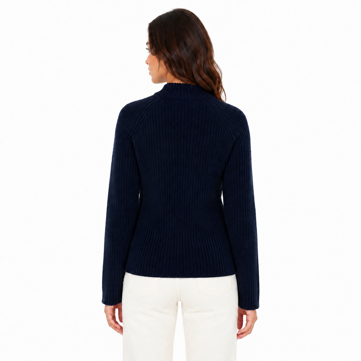 Parajumpers Women Knit Rib Jumper Blue