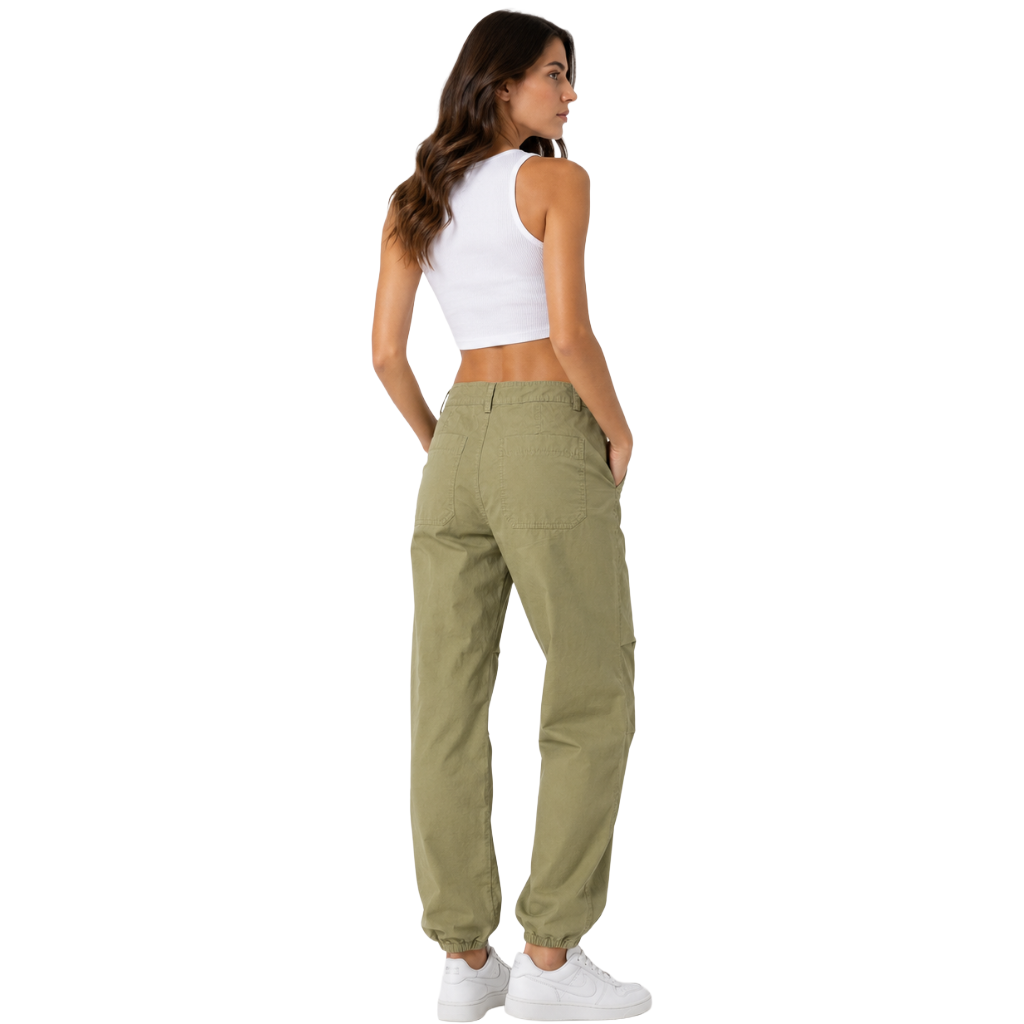Pinko Women Trousers Marsiglia Cotton Green