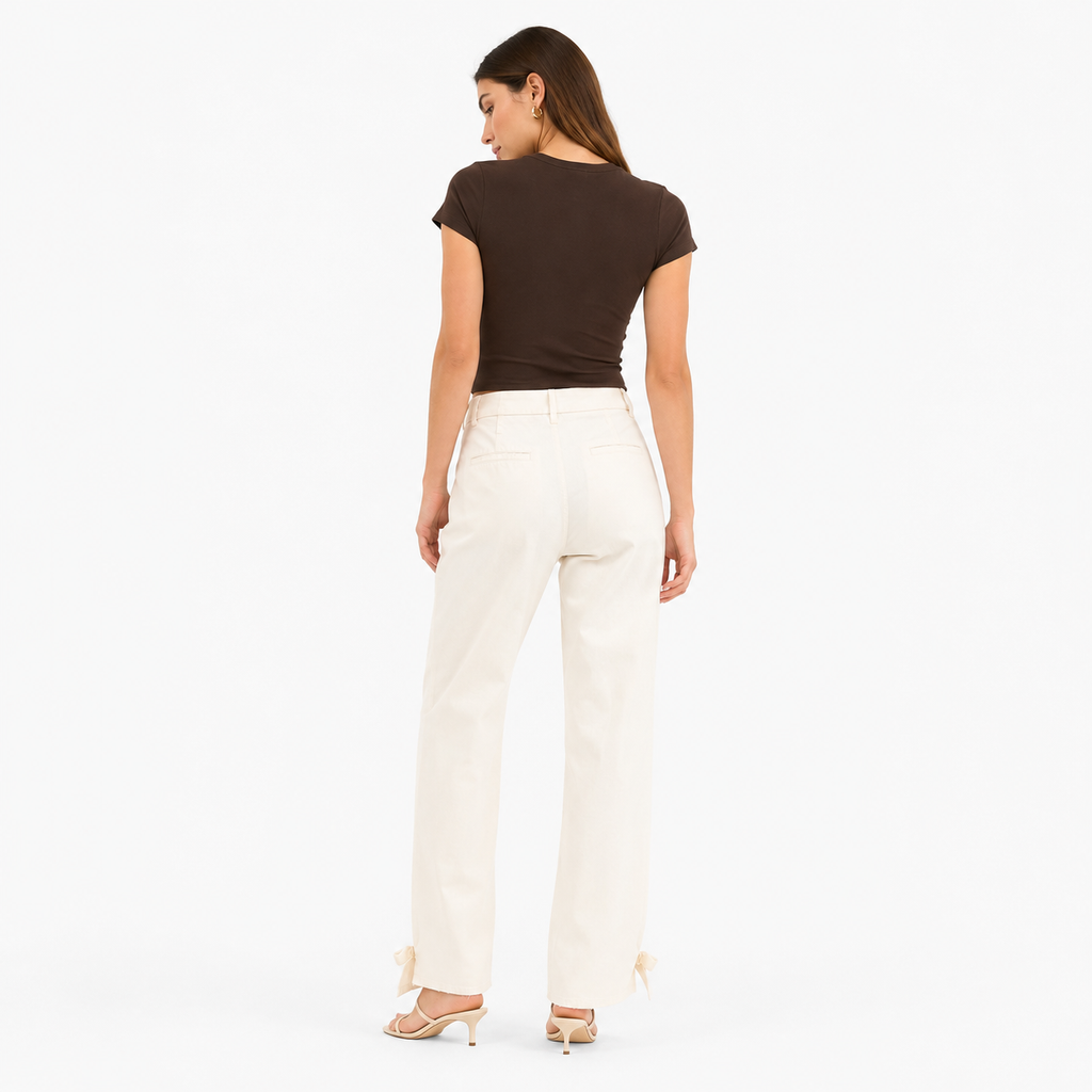 Pinko Women Trousers Bull Mano Cerata Beige