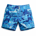 Vilebrequin Men Swim Short Merise Vintage Swimwear Light Blue