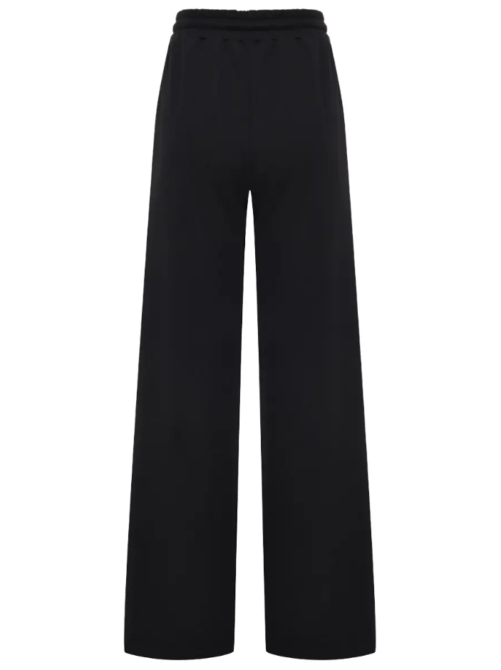 Comme Des Fuckdown Women Trousers Sweatshirt Print Studded Black