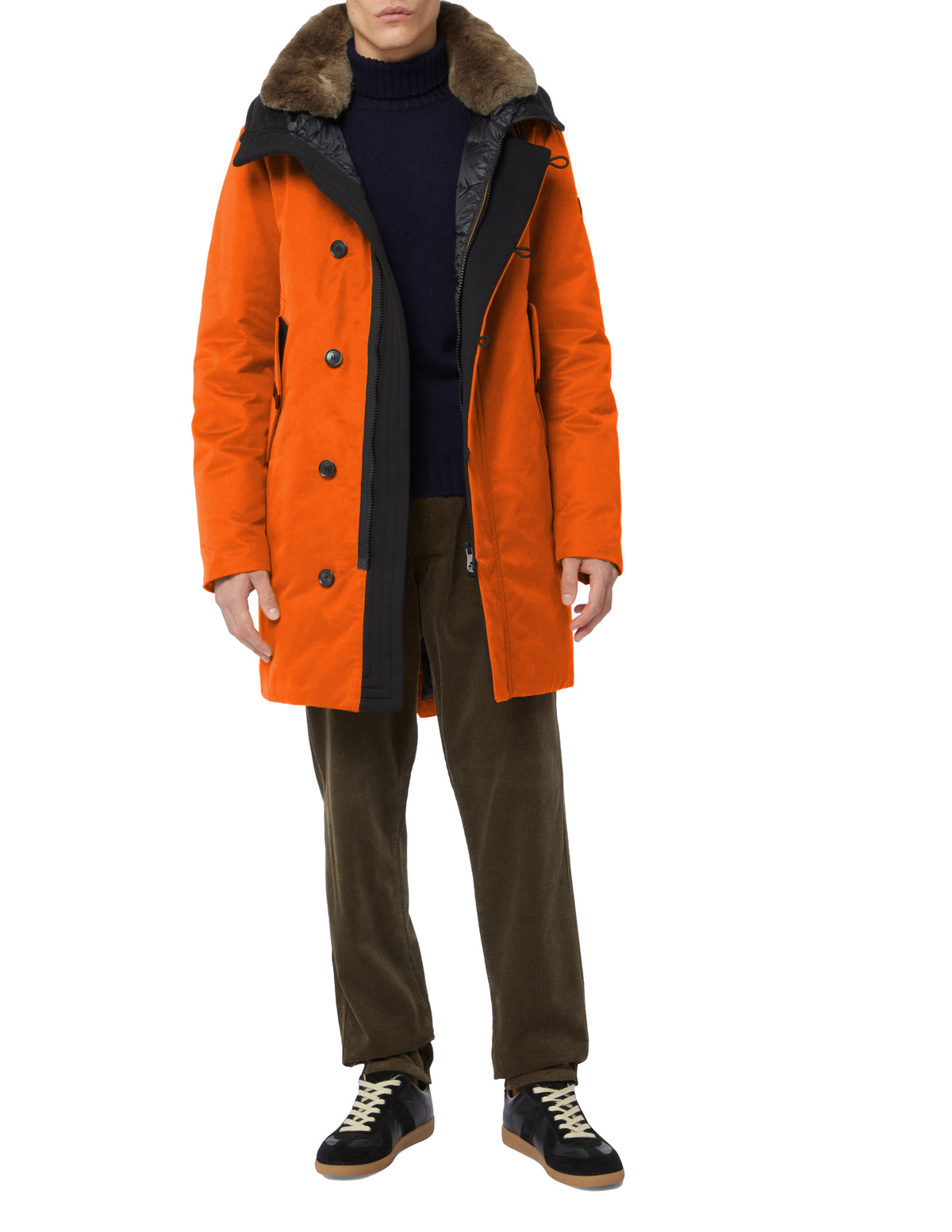 Peuterey Men Parka Kasa Arancio Orange