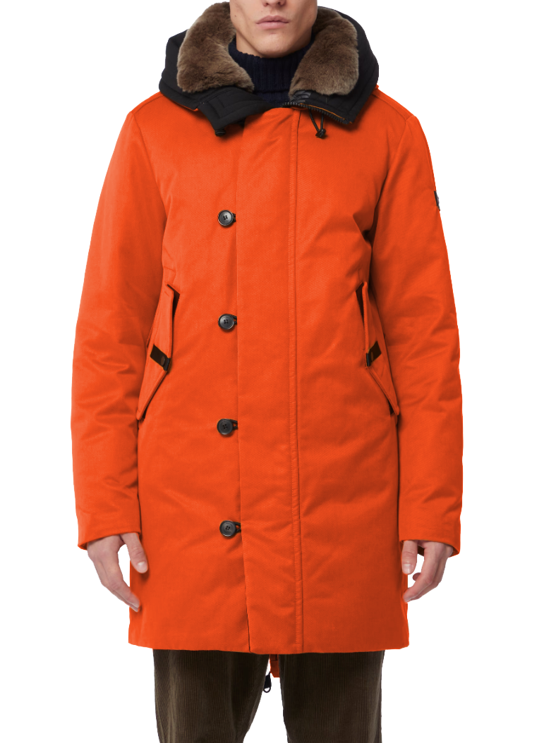 Peuterey Men Parka Kasa Arancio Orange