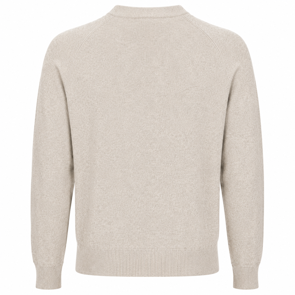 Emilio Romanelli Men Crew Neck Sabbia Sweaters Beige