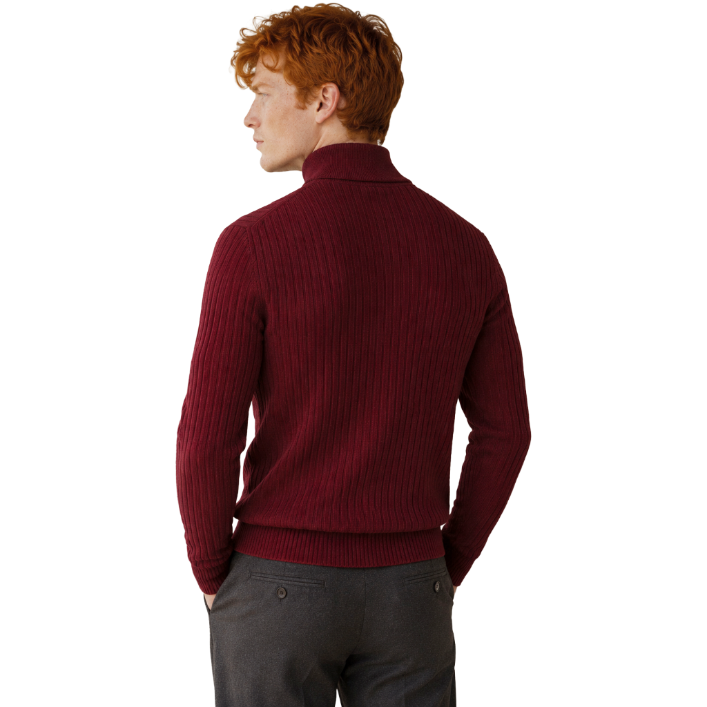 Dolce & Gabbana Men Maglioncino Wool Sweaters Red