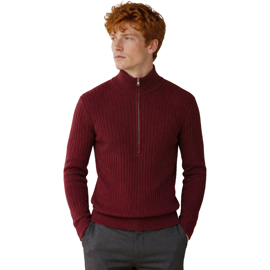 Dolce & Gabbana Men Maglioncino Wool Sweaters Red