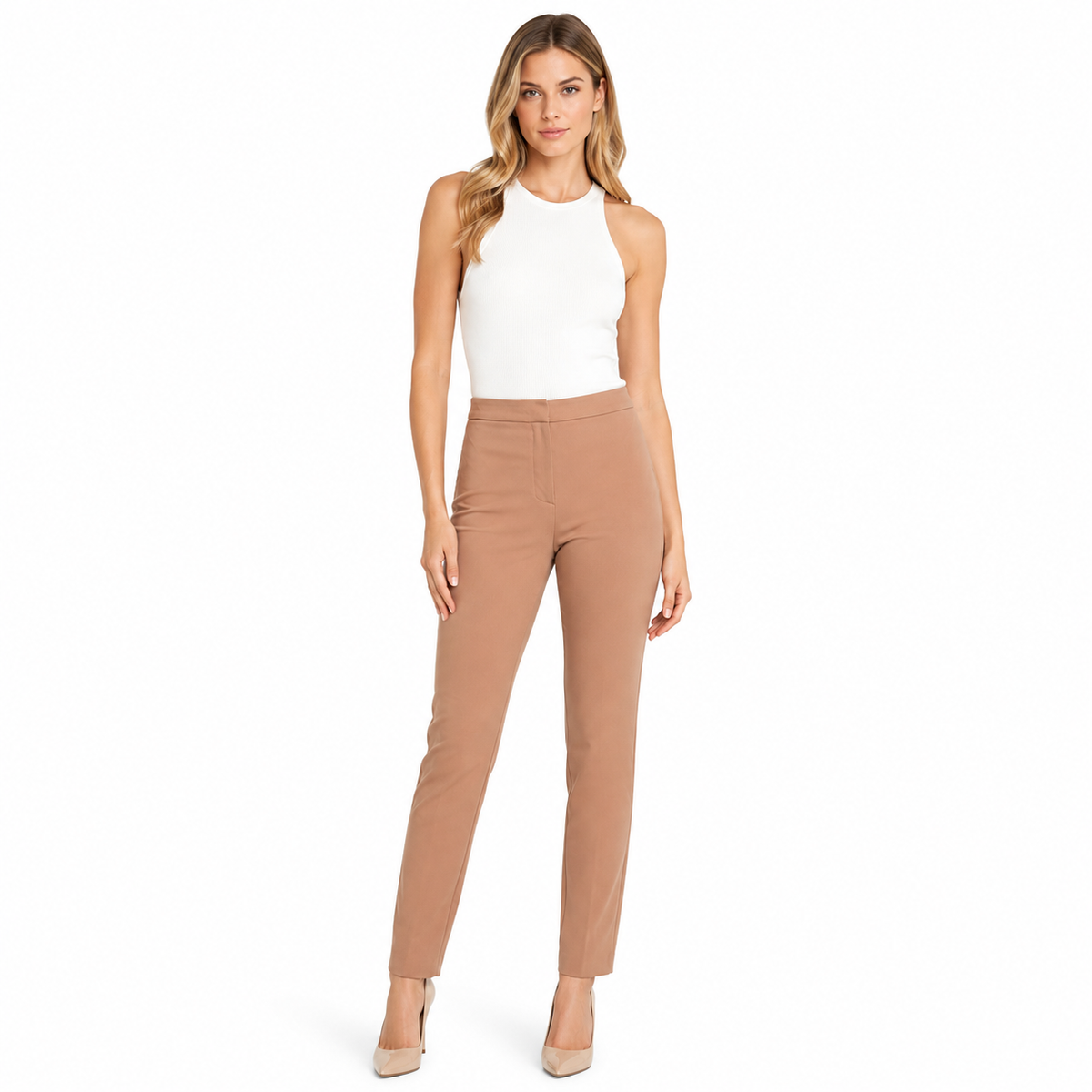 Pinko Women Trousers Polife Brown
