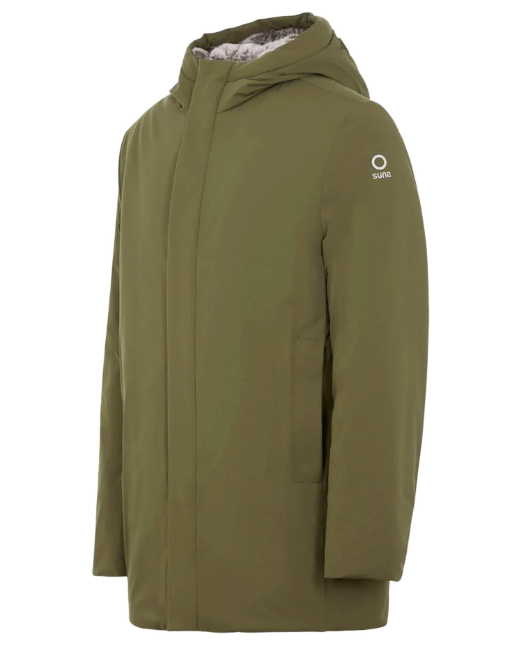 Suns Men Gransasso Fur Jacket Green