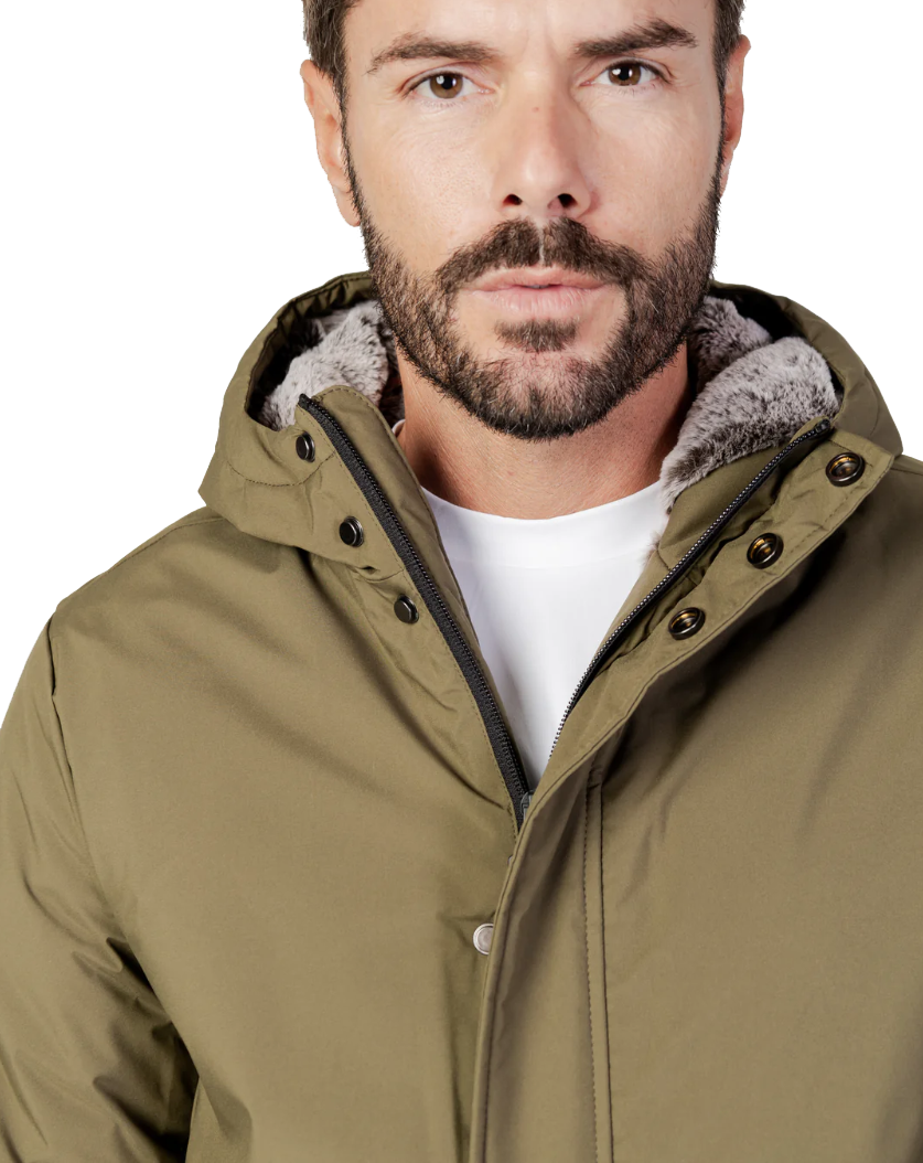 Suns Men Gransasso Fur Jacket Green