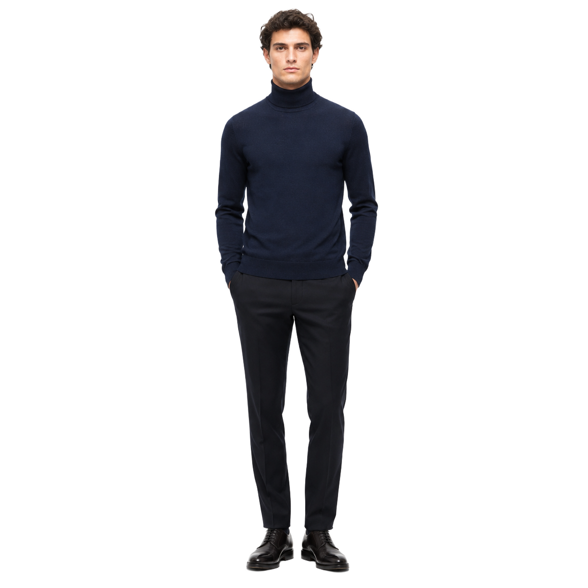 Alpha Studio Men Knit Ciclista Ultrafine Blue