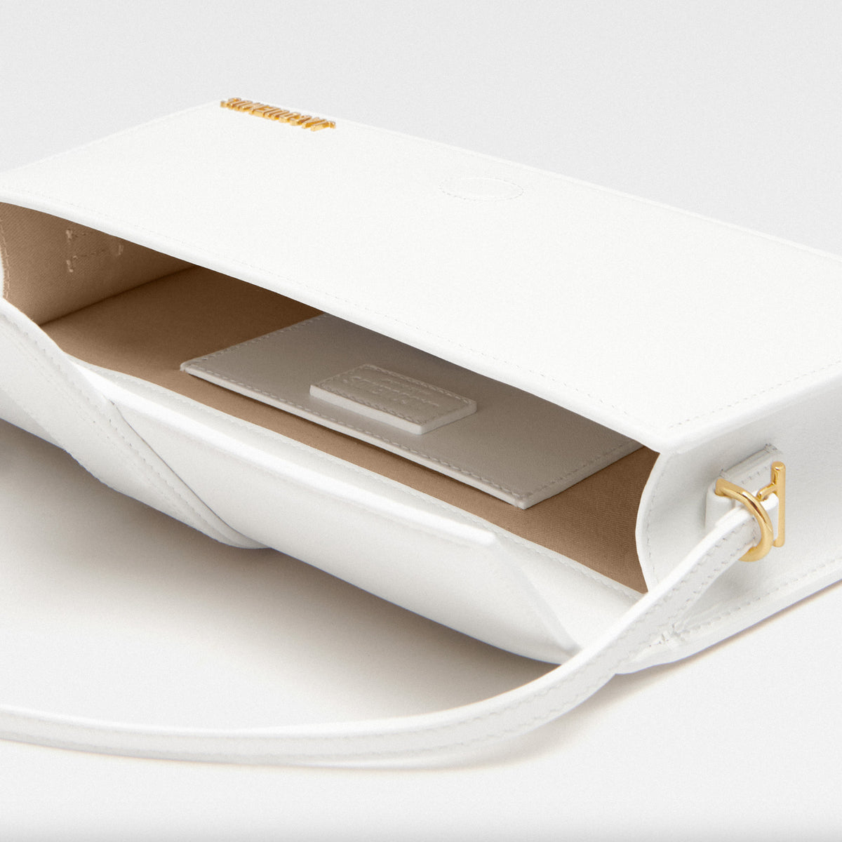 Jacquemus Women Bambino Long Crossbody Bags White