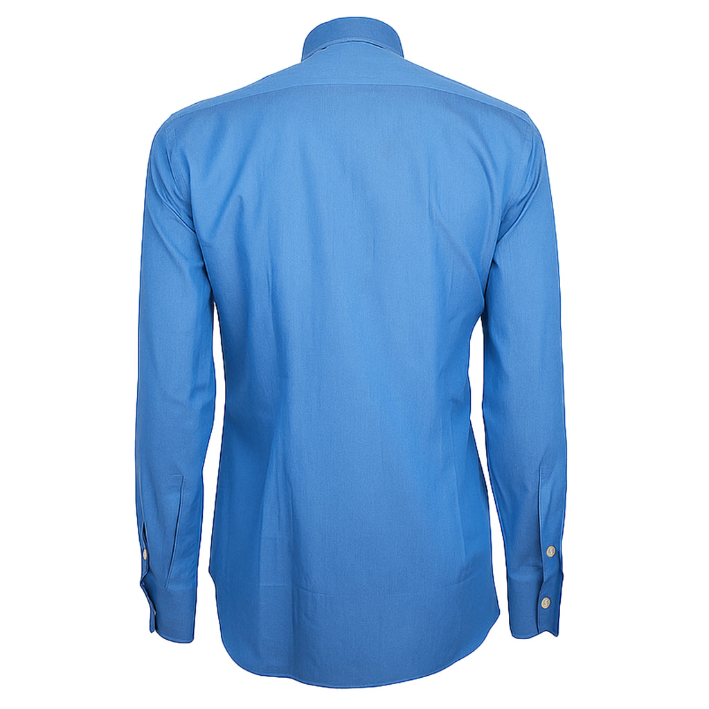Loro Piana Fabric Men Shirt Sleeve Long Light Blue