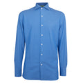 Loro Piana Fabric Men Shirt Sleeve Long Light Blue