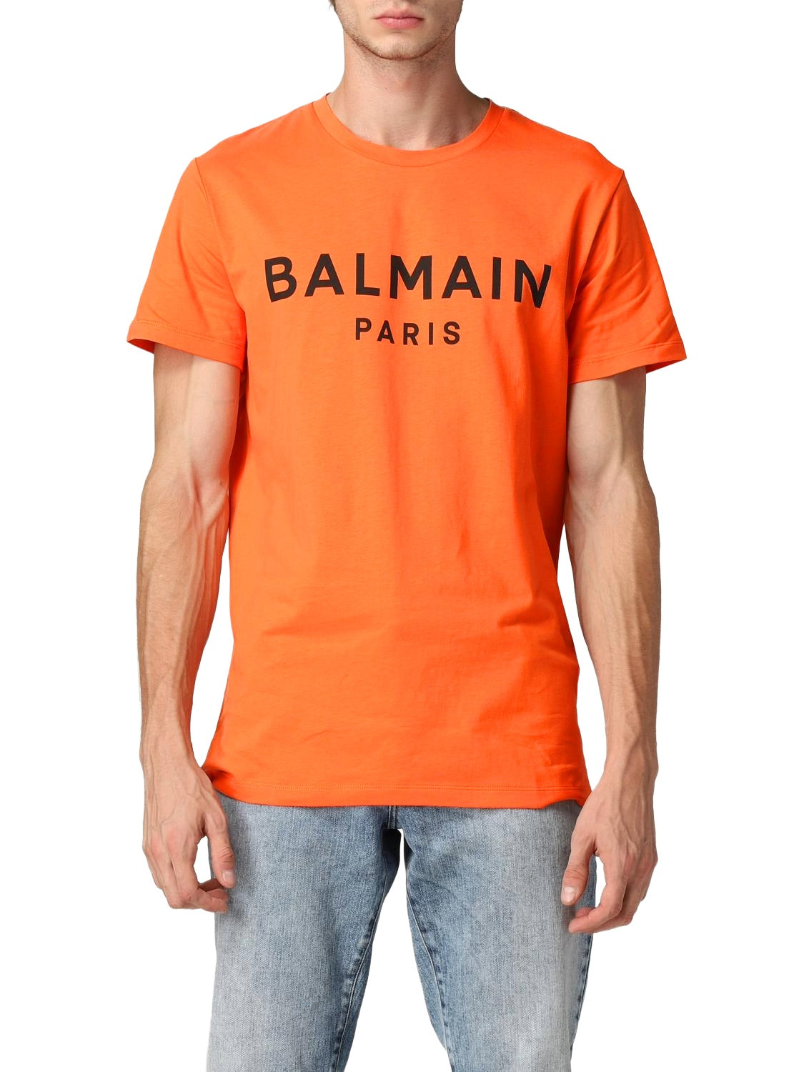 Balmain Men T-Shirt Balmain Orange