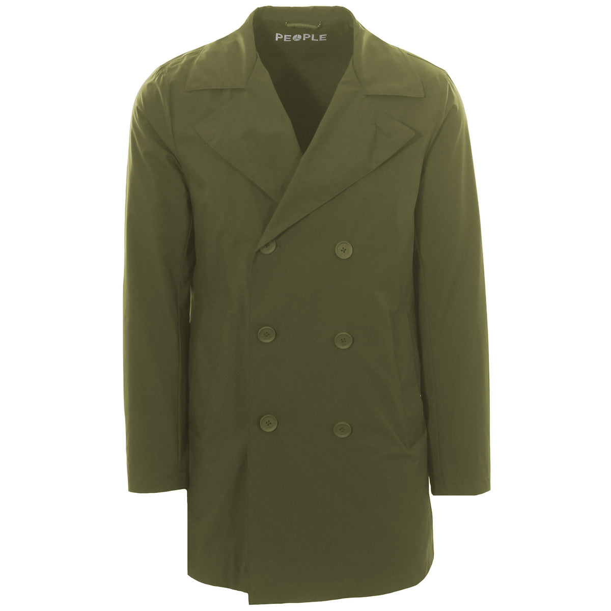People of Shibuya Men Trench Coat Teshio Green