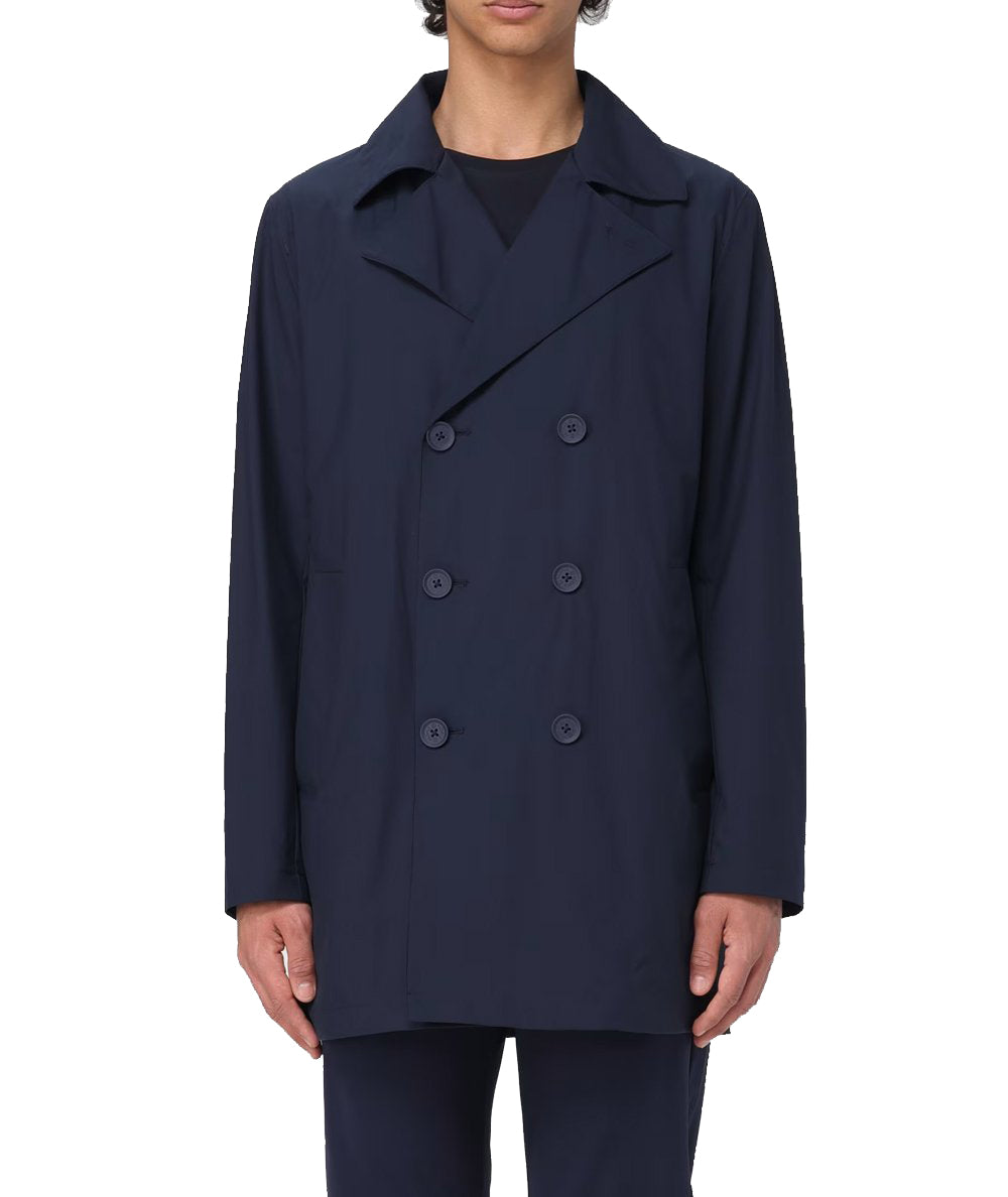 People of Shibuya Men Trench Coat Teshio Blue