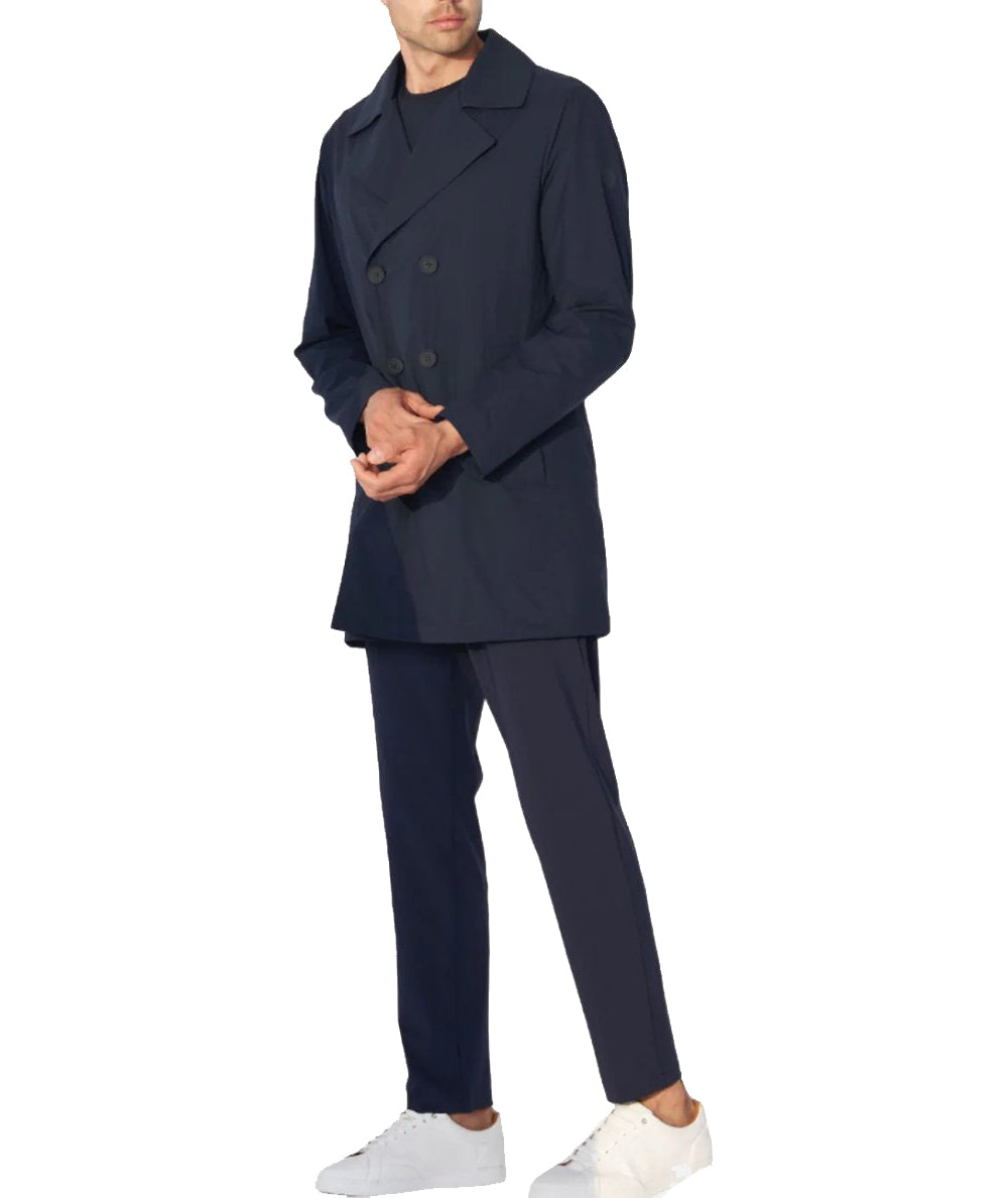 People of Shibuya Men Trench Coat Teshio Blue