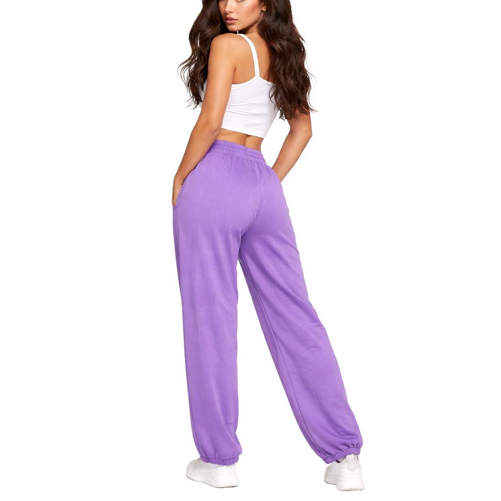 Comme Des Fuckdown Women Trousers Print Purple