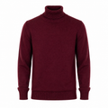 Alpha Studio Men Turtleneck Wool Red