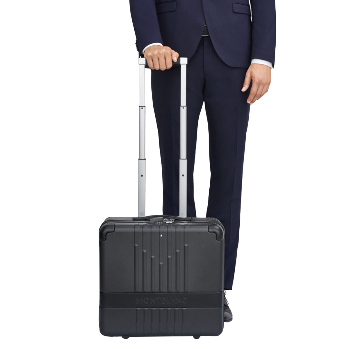 Montblanc Men Trolley Business Suitcases Black