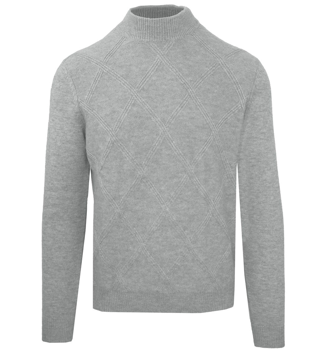 Malo Men Ium Fcb lupetto-cenere Sweaters Grey