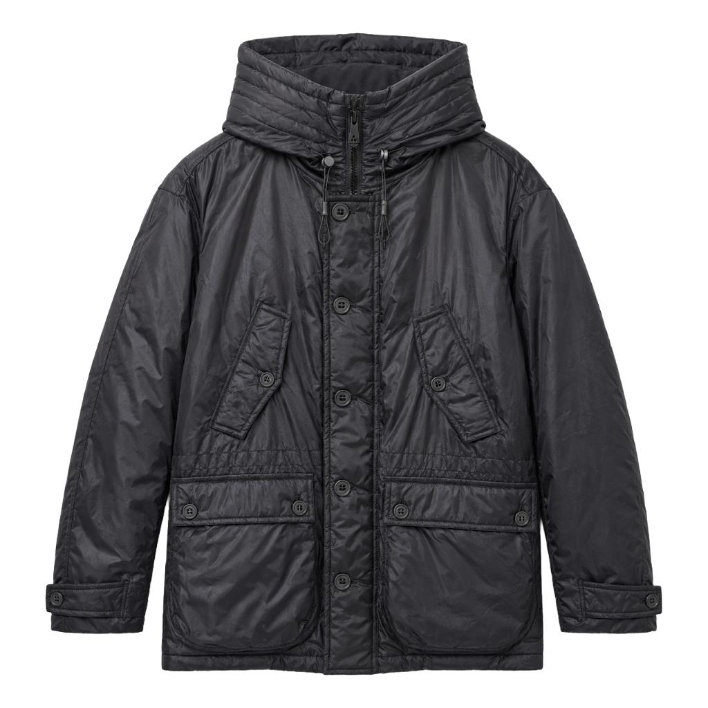 Peuterey Men Down Jacket Thoms Black