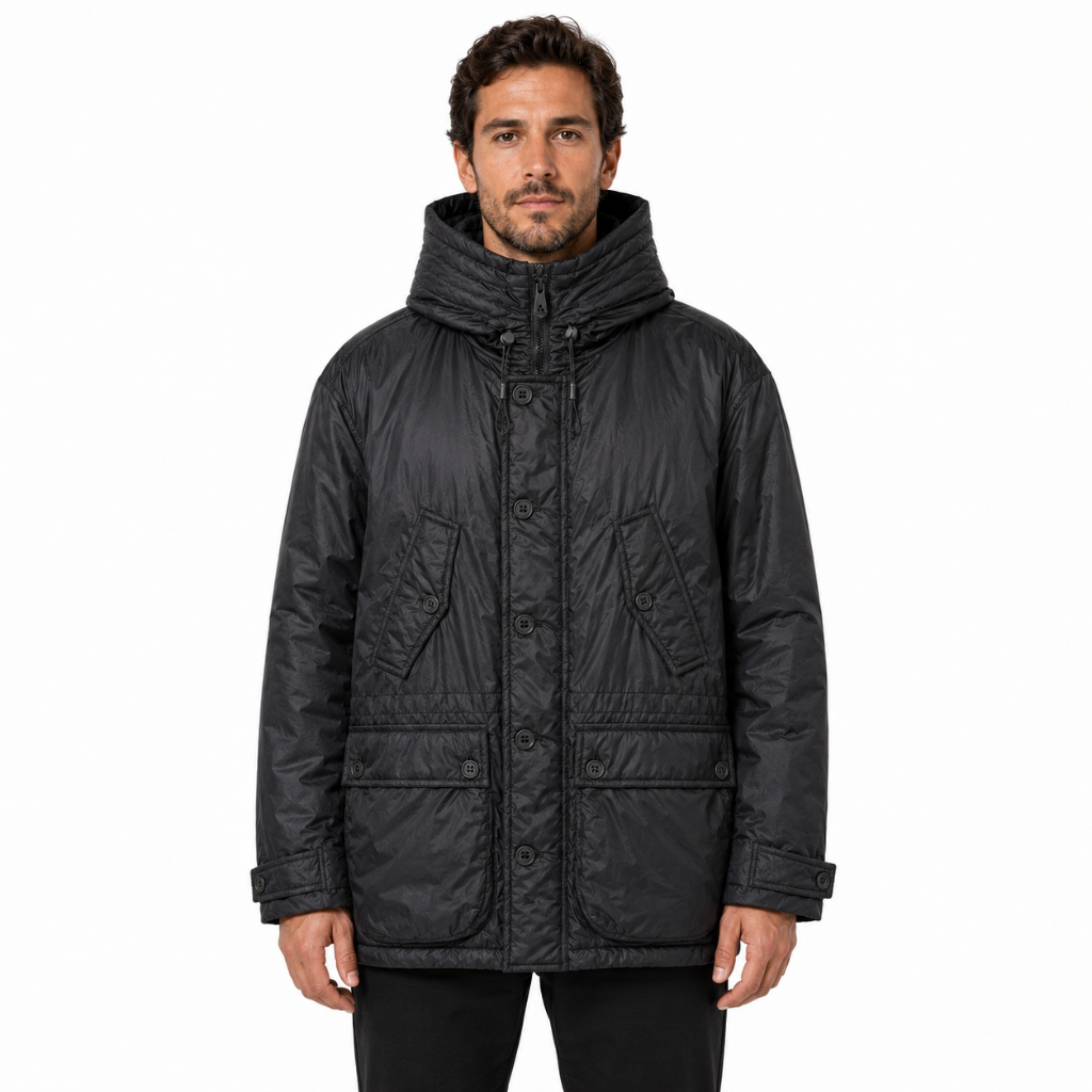 Peuterey Men Down Jacket Thoms Black