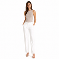 Pinko Women Trousers Bello White