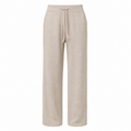 Alpha Studio Women Panta Wide Leg Mix Shapes Trousers Beige