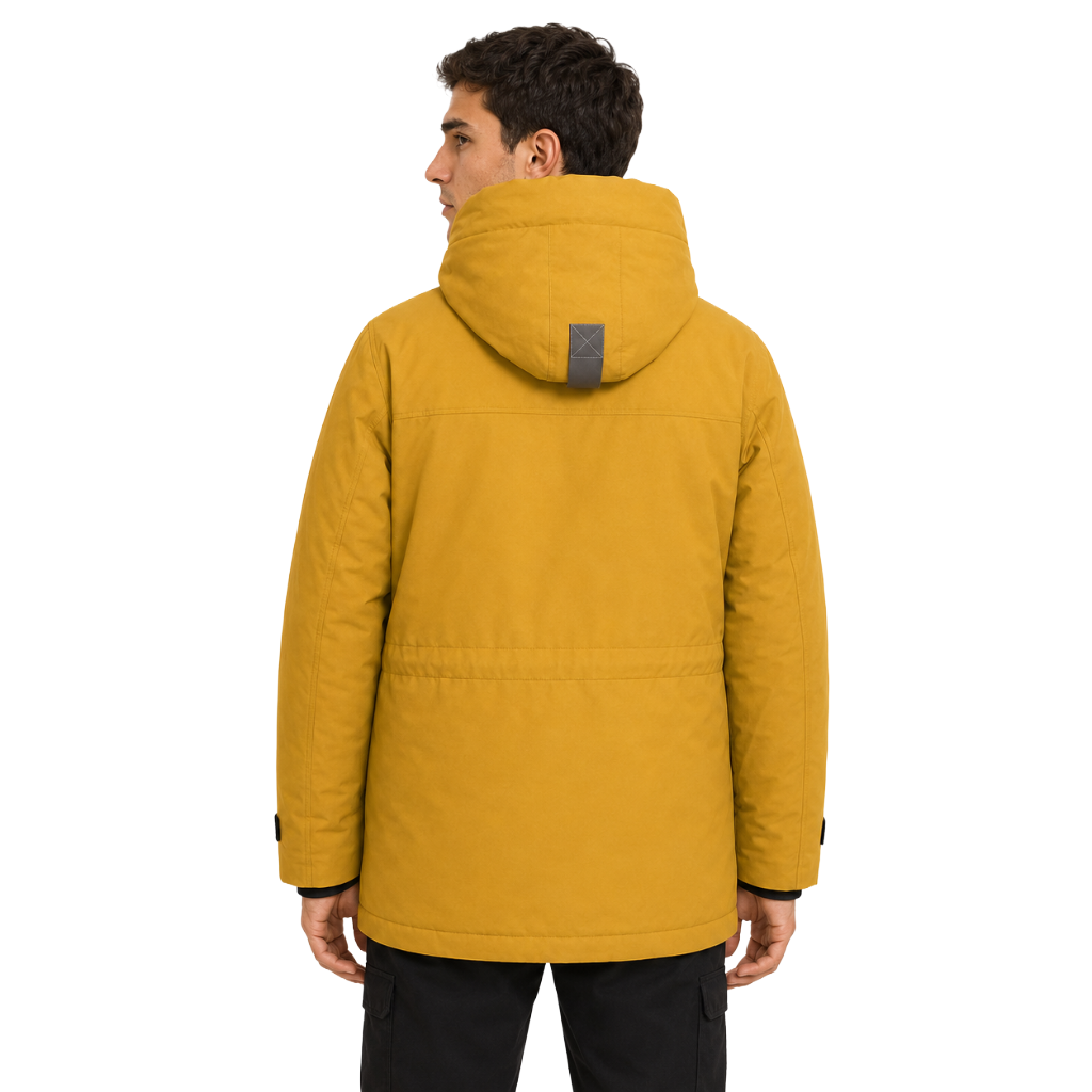 Peuterey Men Jacket Quarters Fur Yellow