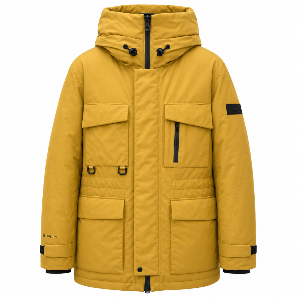 Peuterey Men Jacket Quarters Fur Yellow