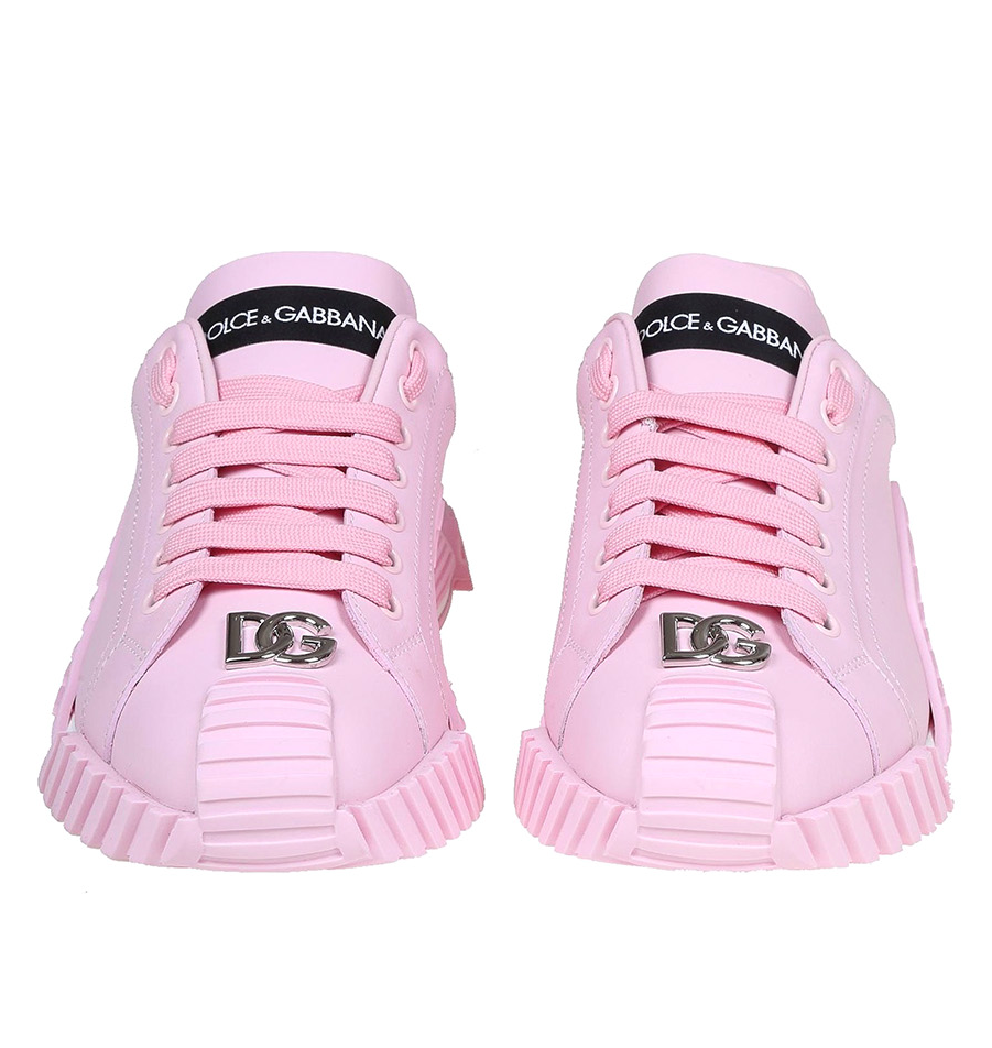 Dolce & Gabbana Women Sneakers Vitello Nappato Pink
