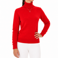 Emilio Romanelli Women Knit Cashmere Turtleneck Red