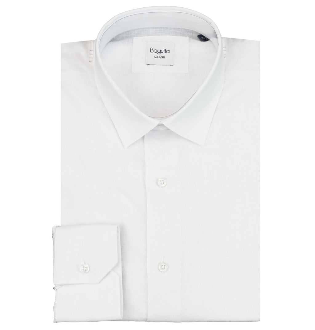 Bagutta Men Shirt Neck Gani White