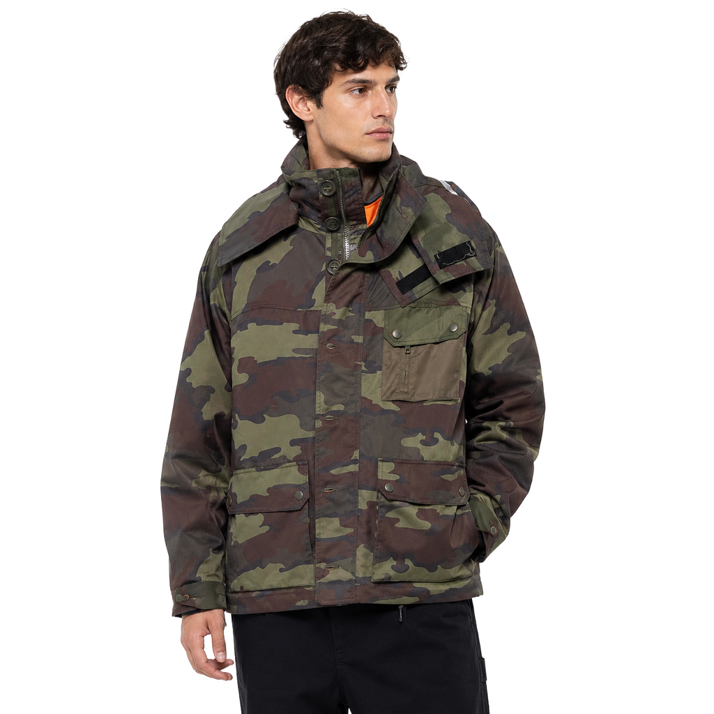 Dolce & Gabbana Men Jacket Bottoni Camouflage