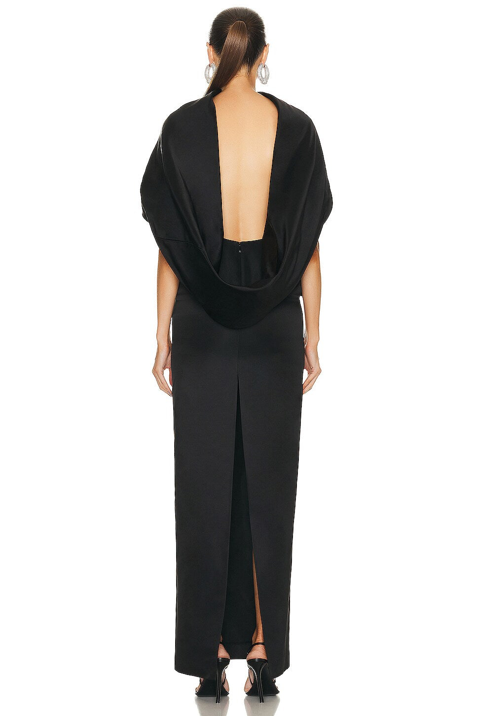 The Attico Women Dress Midi Black