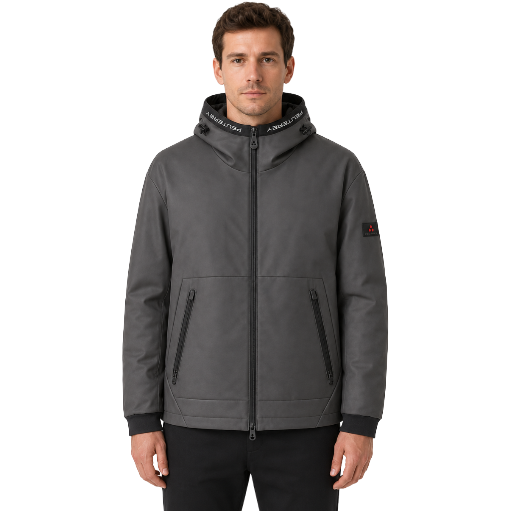 Peuterey Men Jacket Windproof Grey